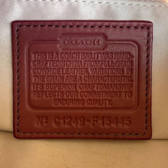 Coach F 15445 Ashley Leather Satchel Shoulder bag Handbag Pink Convertible Strap - Picture 8 of 14